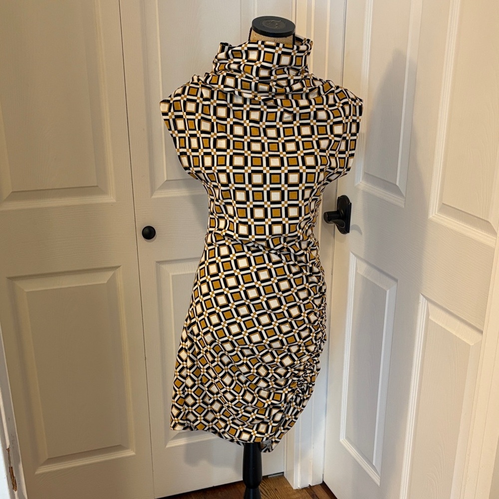 Anthropologie Geometric Patterned Dress